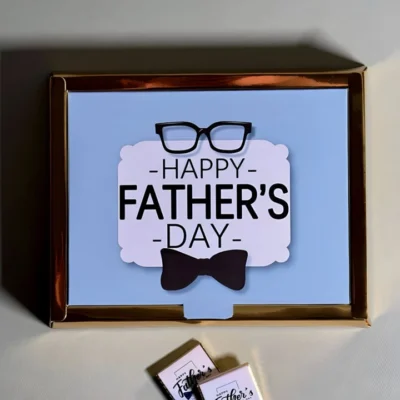 شکلات با عکس دلخواه و سفارشی با طرح روز مرد و پدر.