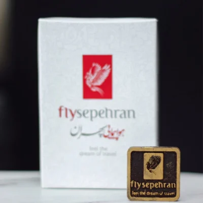 شکلات با لوگو اختصاصی سفارشی از سوی شرکت هواپیمایی سپهران.