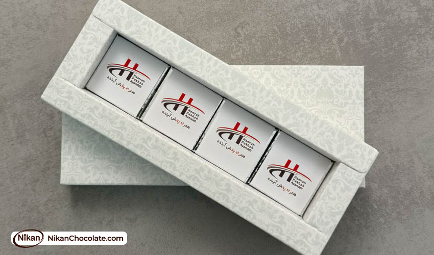 سفارش شکلات تبلیغاتی برای غرفه نمایشگاهی الکامپ