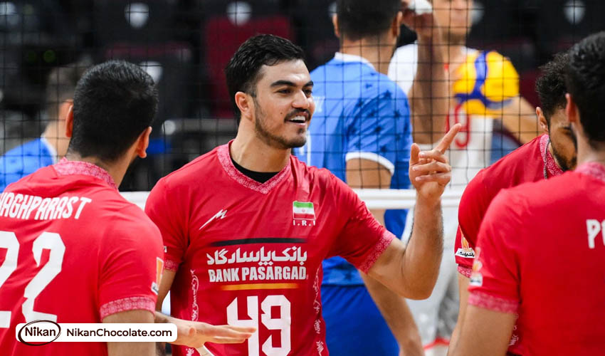 شکلات تبلیغاتی والیبال